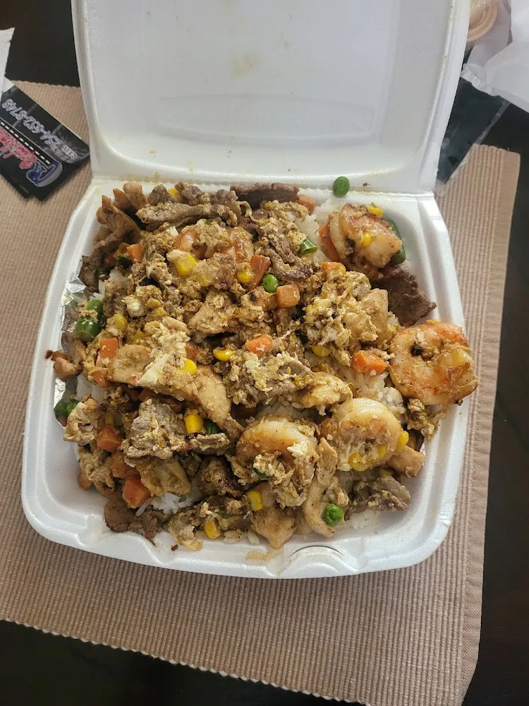 Combination White Rice and Extra Egg